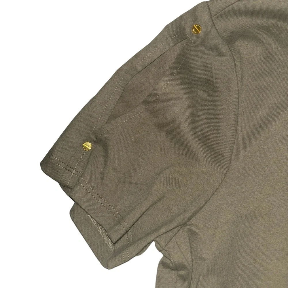 COPY - BNWT MK army green logo top - Picture 4 of 7